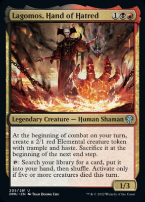 Magic the Gathering (mtg): DMU: Lagomos, Hand of Hatred - Foil