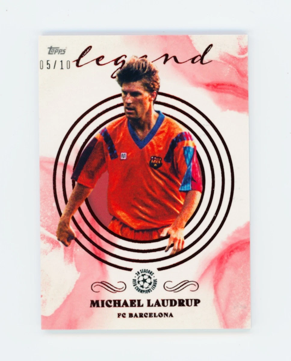 Michael Laudrup Autographed Soccer Sports Trading Cards