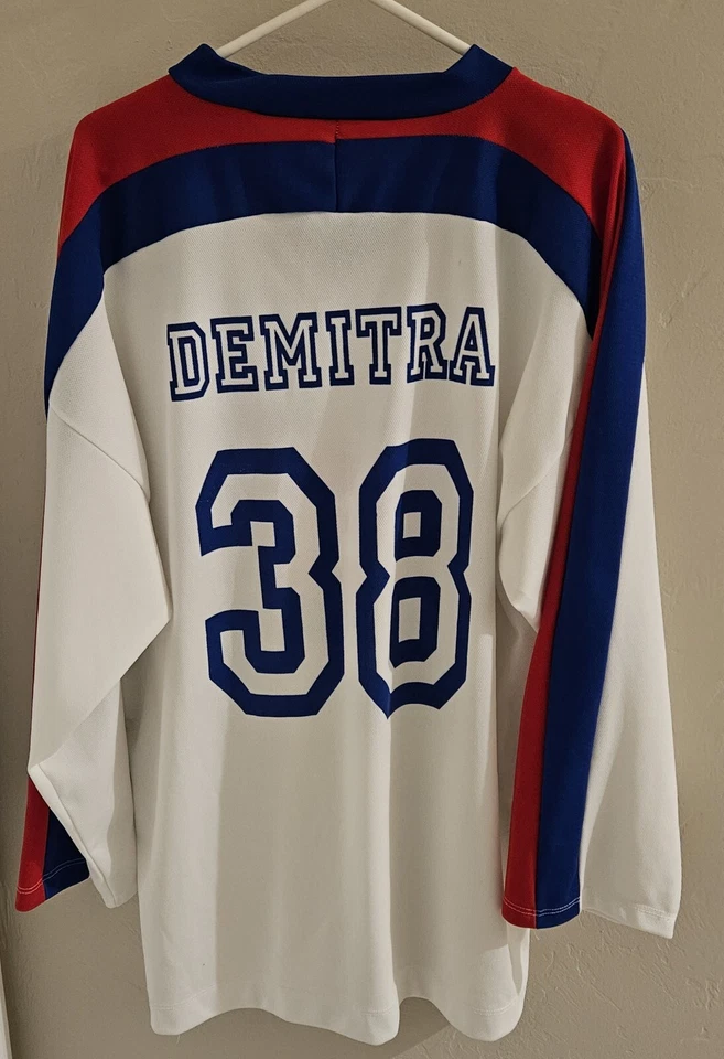 Camiseta deportiva blanca de hockey sobre hielo del equipo Eslovaquia PAVOL DEMITRA XXL Foto 2 de 4