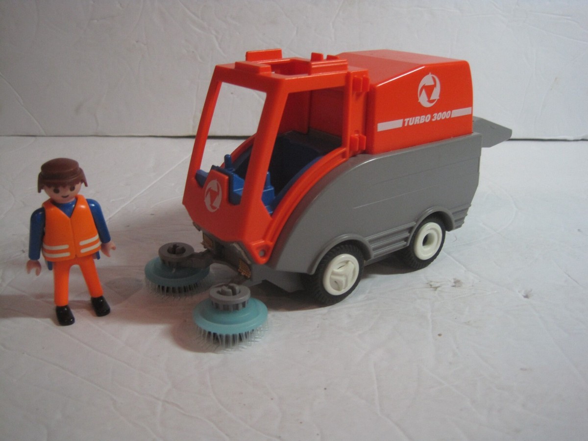 Playmobil #4045 Road Sweeper Construction Turbo 3000, SWEEPER +1