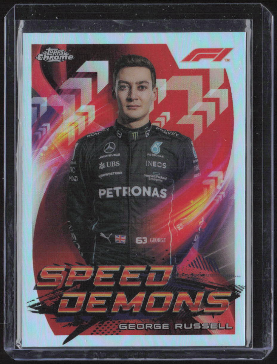 2022 Topps Chrome Formula 1 #SD-GR George Russell Speed Demons