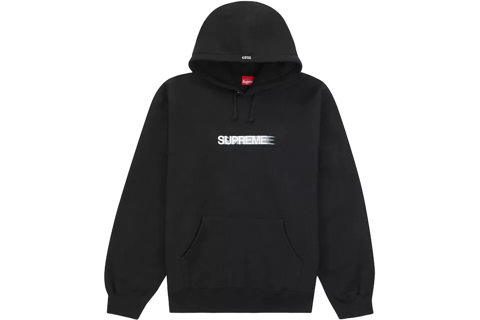 Supreme Motion Logo Hooded Sweatshirt (SS23) Black Size XL Brand New - Fast  Ship