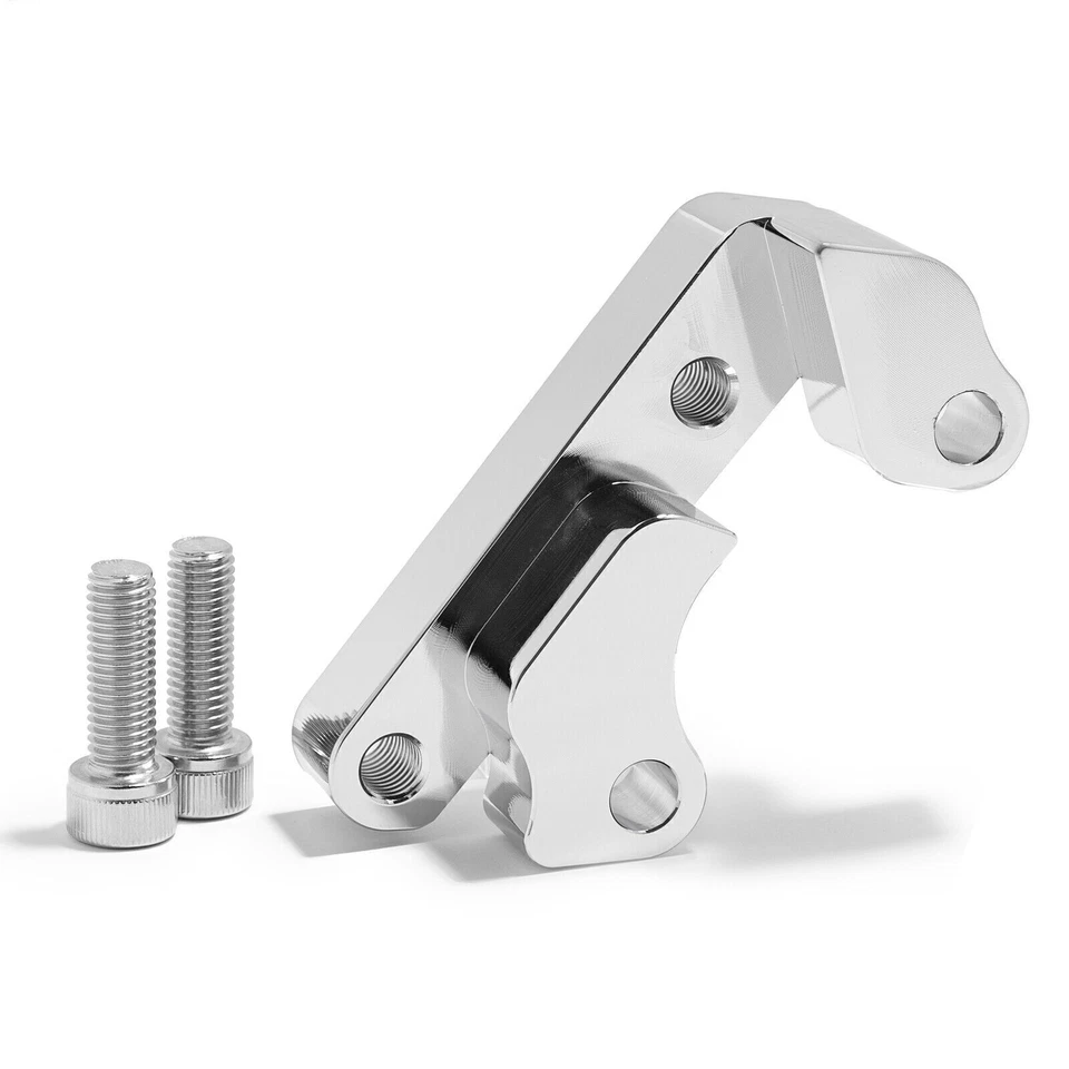 14" Rotor Brake Caliper Extension Bracket for Harley Dyna Fat Bob FXDF 2006-2017 - Image 3 of 4