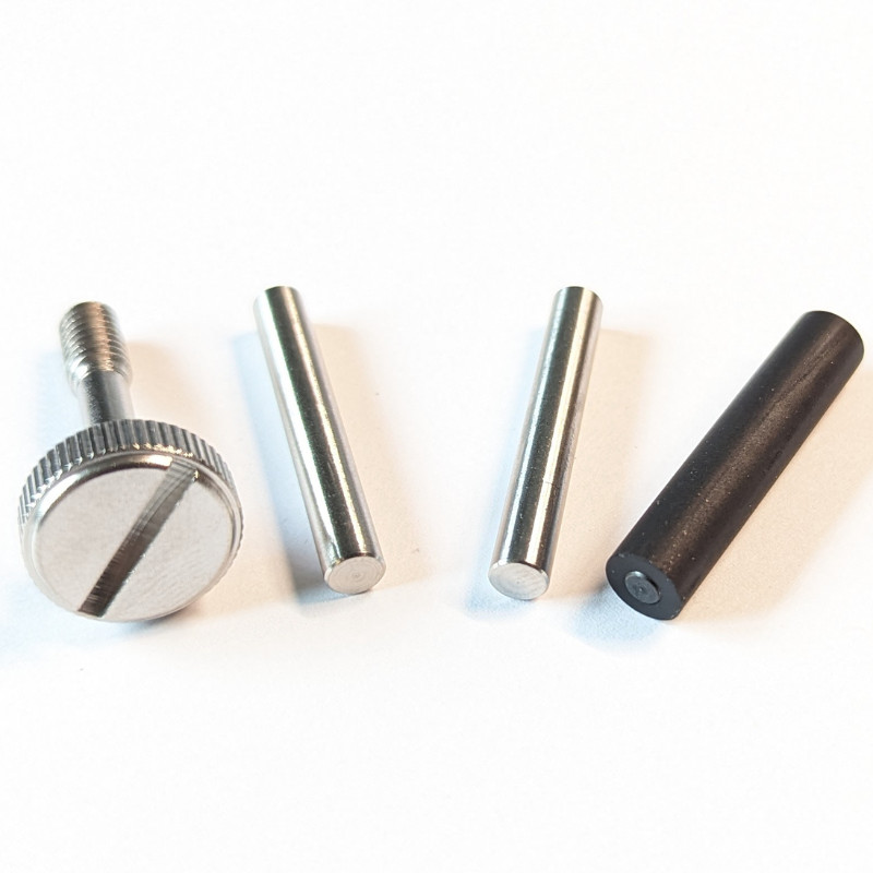 RUGER 10/22 VITON BOLT STOP, STAINLESS STEEL CROSS PINS & THUMB TAKEDOWN SCREW