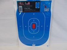 Pro-Shot 12" X 18" SplatterShot Blue Silhouette Paper Target 8 Pack SILHINTPBLUE