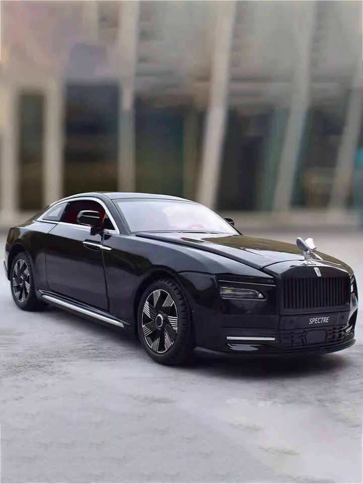 1:24 Rolls Royce Spectre Alloy Diecast Model Car Sound Light Toy Collection