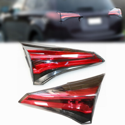 Inner Rear Tail Lights Halogen Brake Stop Lamps For 2016-2018 Toyota RAV4 1 Pair