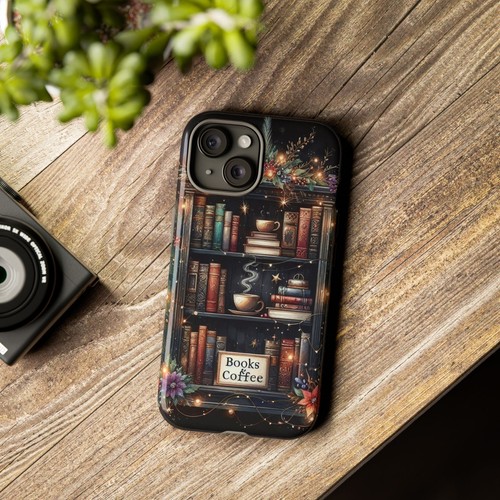 Bookish Coffee Lover Phone Case for iPhone, Samsung Galaxy, Google Pixel | X32 - 第 47/272 張圖片