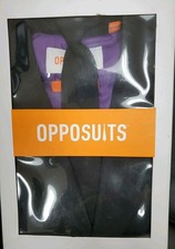 New Opposuit Black Knight Boys Suit W/Tie Size 12 Youth