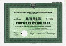 NSU Prinz Motorenwerke 1968 Audi Neckarsulm Ingolstadt 50 DM Moped quickly Fox