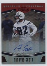 2017 Certified Gridiron Signatures Mirror Red 69/75 Artavis Scott Auto fg5