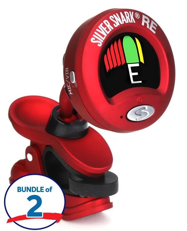 Snark Silver Snark Chromatic Tuner - Red 2-pack 5790₽