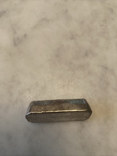 Scarce Vintage Omega M&B Mining 1 oz .999 Fine Silver Poured Bar - Picture 3 of 4