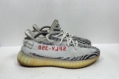 Adidas Yeezy Boost 350 V2 Zebra Men's 10.5 White Black Primeknit Sneakers CP9654