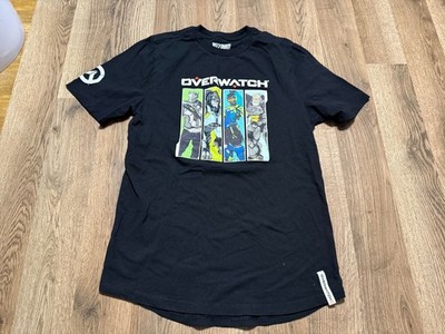Blizzard Entertainment Shirt Youth Boys Size 18 Black Overwatch Graphic Print