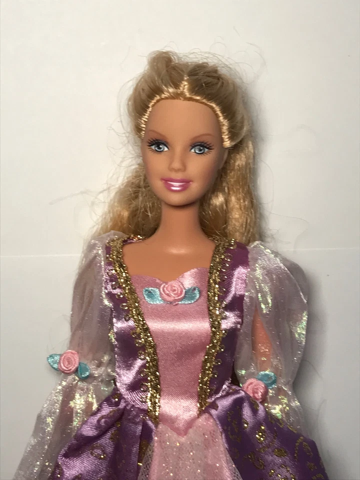Muñeca Mattel Barbie 2001 Magically Growing Hair Dressed Rapunzel #55532 *Funciona Foto 2 de 4