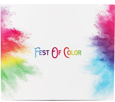 Fest Of Color Eventbox 100 Päckchen je 50 Gramm, Holi Pulver, Farblauf
