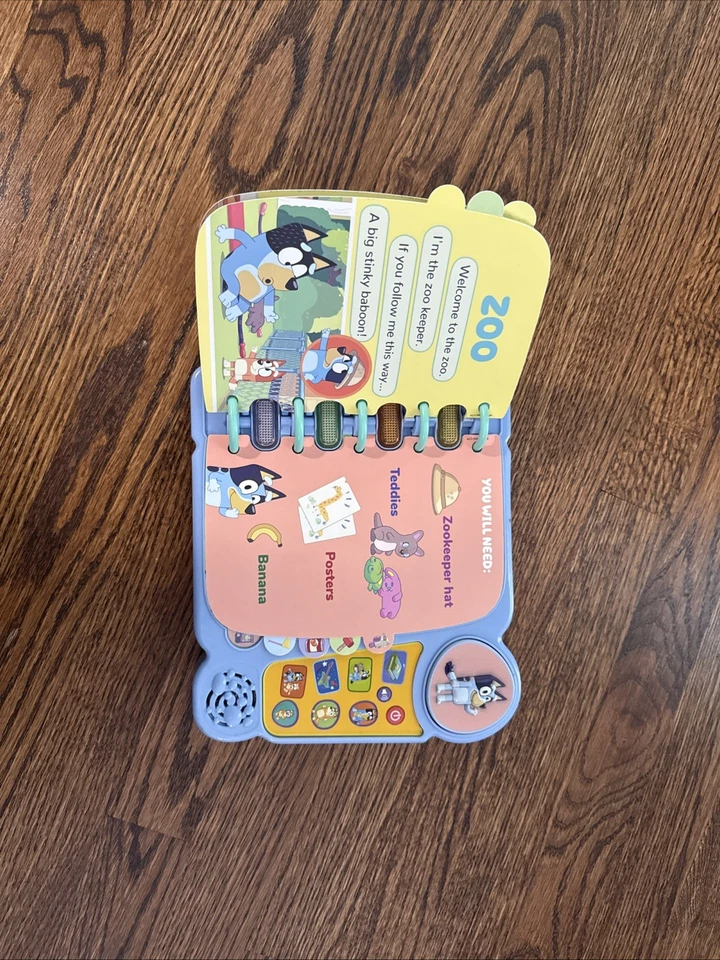 VTech Bluey Bluey's Book Of Games Tested And Working - Image 3 of 4