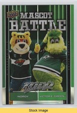 2025-26 Upper Deck MVP Mascot Battles Nordy Victor E Green #MB-8 READ 1f60