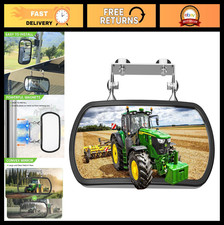 Universal Magnetic Tractor Mirror - Stainless Steel Rear/Side Mirror for Tractor