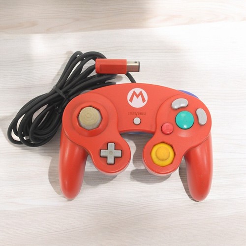 Gamecube Club Nintendo Official Controller Mario Red x Blue Very Good CDT - Picture 3 of 10