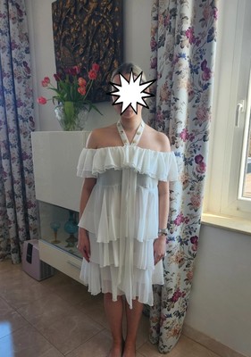 Neu! Mit Etikett.99,00 Euro Weißes Kleid von Babylon Gr38 Originalpreis 320,00 