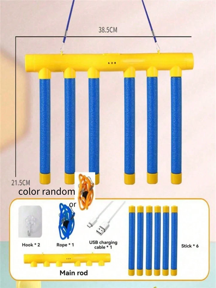 Reflective Drop Sticks Challenge Game Set Hand Eye Coordination Training Toy UK - Image 3 of 4