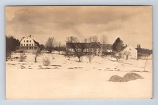 RPPC Large Hotel or Inn Unknown Location Real Photo Postcard