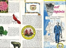 1950s West Virginia Facts History Brochure Mountain Wilderness Industrial Empire