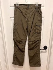 Boy s Convertible Hiking Pants Lightweight Quick Dry Zip Off Pants, Youth XL