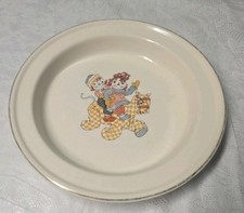 1941 Raggedy Ann And Andy Decorative Child's Plate By Crooksville China