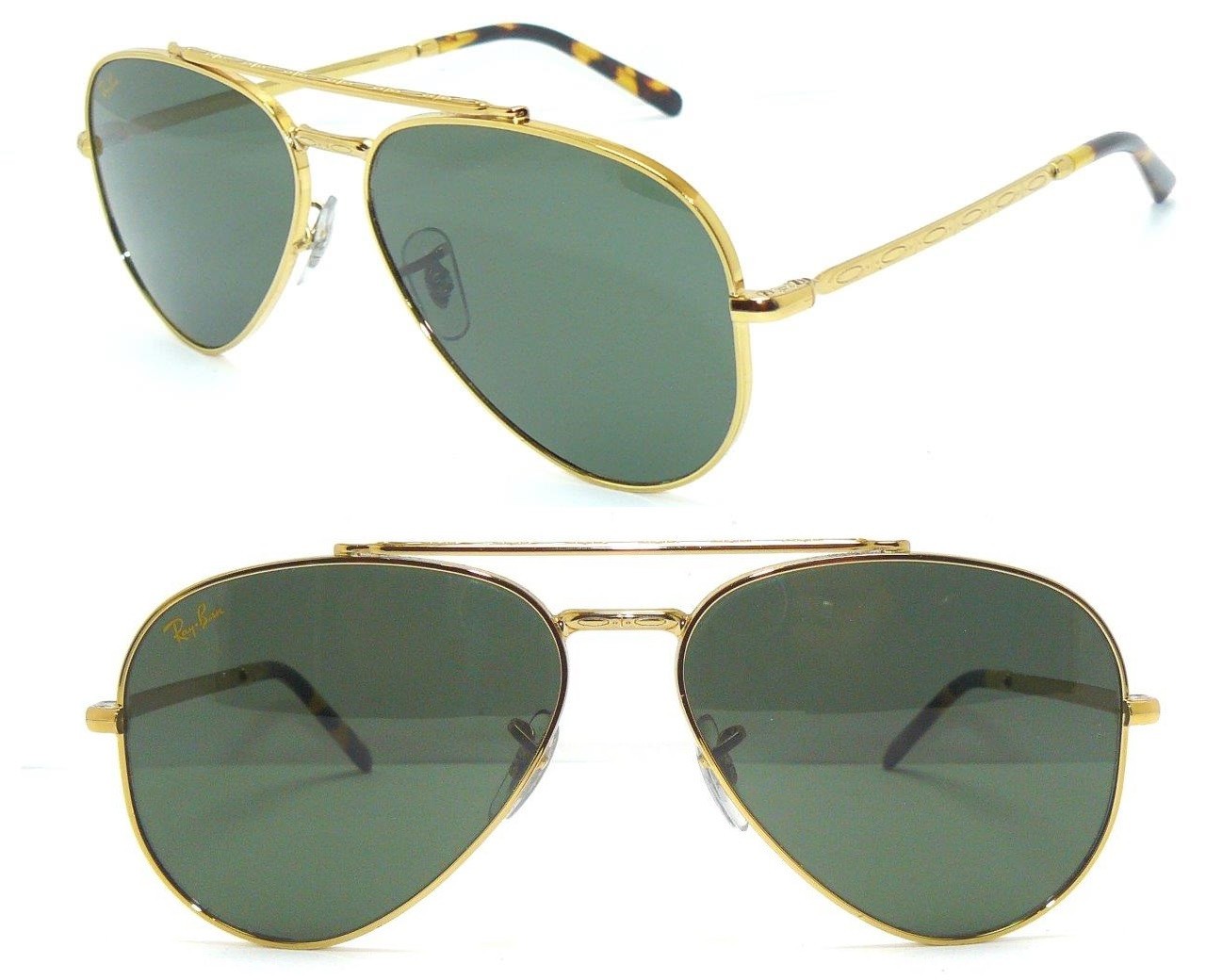 GAFAS DE SOL RAY BAN ORO VERDE RB 3625 9196 NEW AVIATOR L0205 PILOT 3025 GAFAS