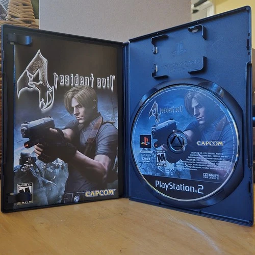 Resident Evil 4 Black Label PS2 Sony PlayStation 2 Complete w/ Manual