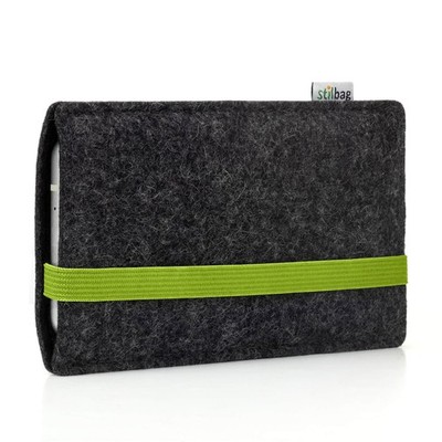 Handy Tasche - Samsung Galaxy S23 FE - stilbag Filz Hülle anthrazit LEON