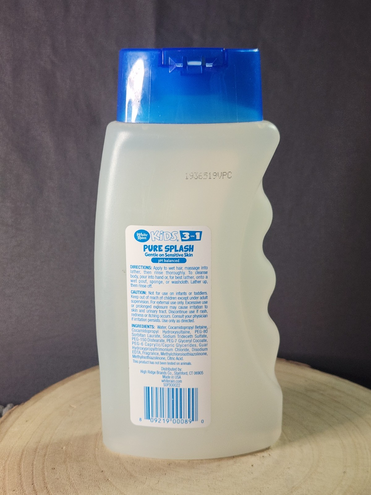 White Rain Kids Pure Splash 3 In 1 Allergenic Shampoo, Conditioner & Body Wash 