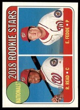 2018 Topps Heritage Raudy Read/Erick Fedde RC Washington Nationals #135