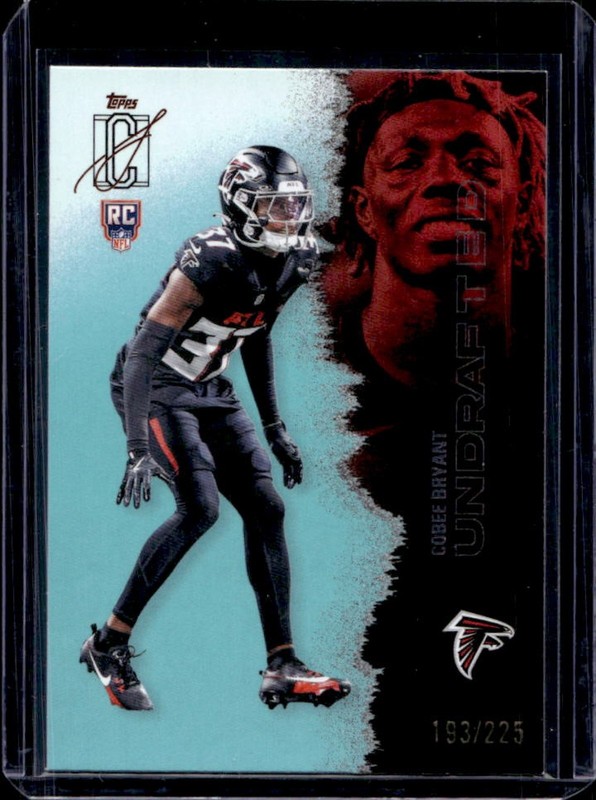 2025 Topps Signature Class Cobee Bryant Rookie RC Teal Foil #/225 Falcons