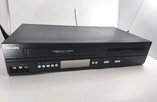 PHILIPS DVP3345VB/F7 DVD/VHS VCR COMBO Player No Remote TESTED WORKS      