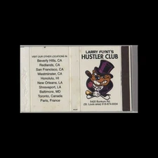 Flattened Matchbox - Larry Flint's Hustler Club St. Louis, MO