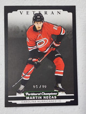 Martin Necas 2022-23 Parkhurst Champions Black Variant Parallel #05/10 Hurricane