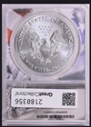 2021  Silver Eagle Type 1 ANACS MS-69 (Flag Frame Holder)