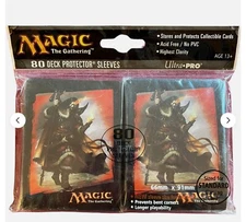 ULTRA PRO 80 MAGIC DECK PROTECTOR SLEEVES KHANS OF TARKIR V SARKHAN