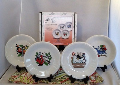 Fiestaware 12 Days of Christmas Salad Plates Fiesta First in