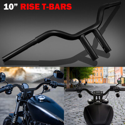 10'' MX-T Bar Handlebar For Harley Softail Sportster 883 Dyna Standard Wide Glide