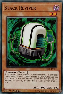 SDCL-DE011 STACK REVIVER COMMON 1.AUFLAGE YuGiOh KARTE