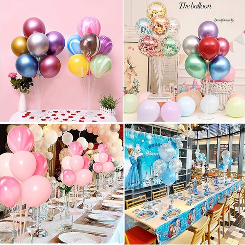 3/6/12 Set 70cm Balloon Column Set Upright Base Stand Holder Wedding Party Decor - Picture 11 of 14