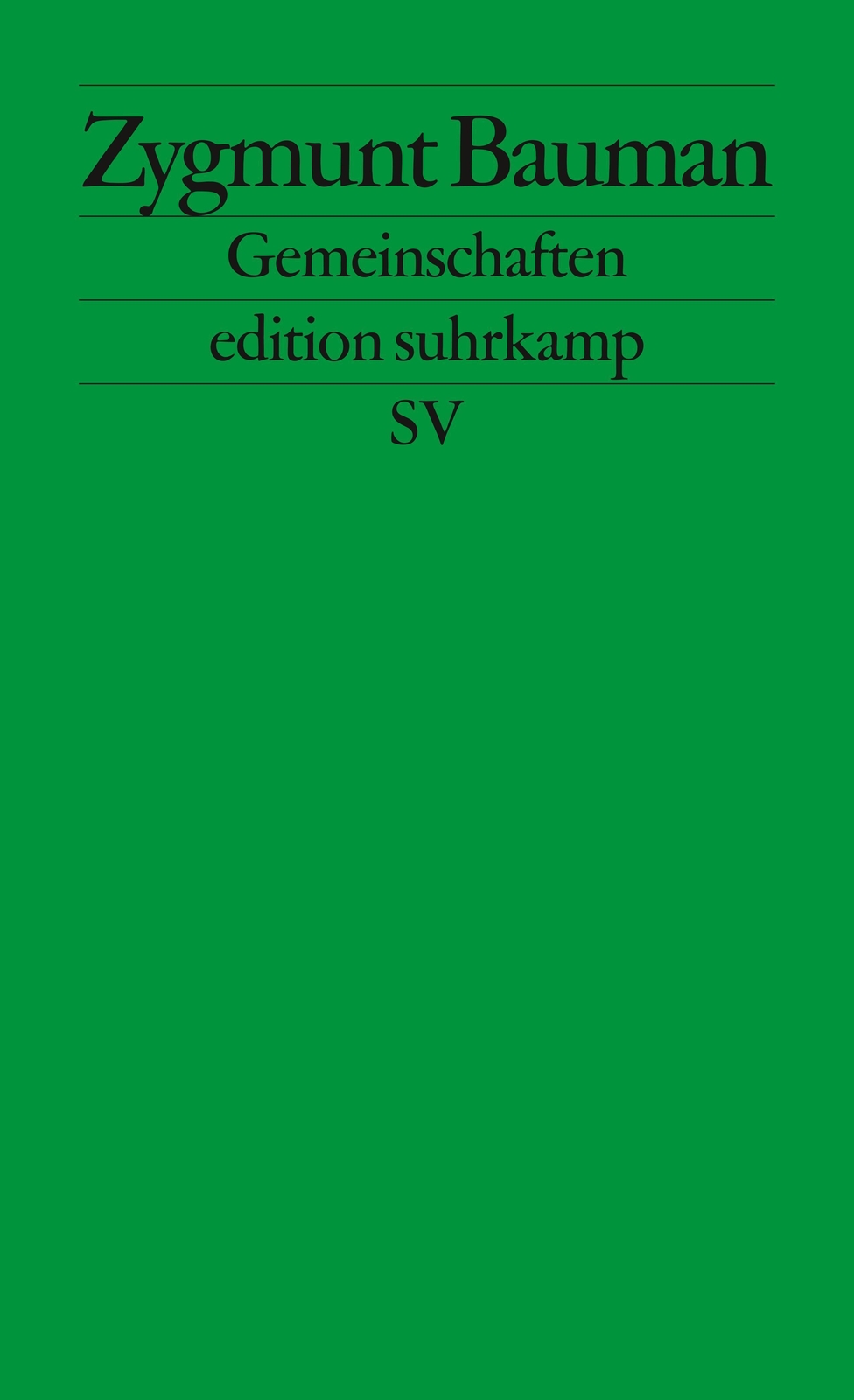 Thumbnail - Gemeinschaften | Zygmunt Bauman | Taschenbuch | Edition Suhrkamp | 182