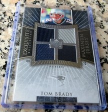 TOM BRADY 2006 Exquisite Maximum Jersey SP 32/75 Patriots Bucs San Mateo GOAT🔥$