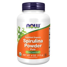 NOW FOODS Spirulina Organic Powder 4 oz