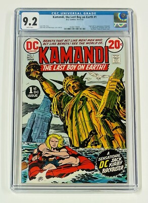 KAMANDI, THE LAST BOY ON EARTH #1. NOV 1972. DC. 9.2 CGC. 1ST ISSUE! JACK KIRBY!